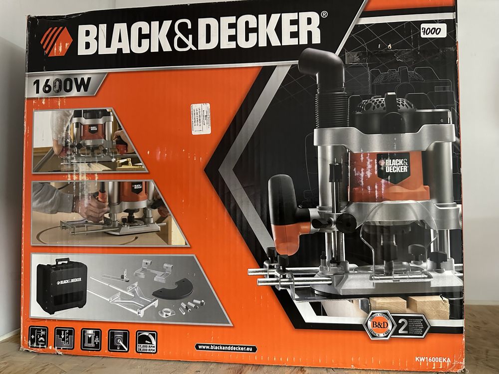 Фрезер Black+Decker KW1600EKA 1600Вт 28.000об/мин