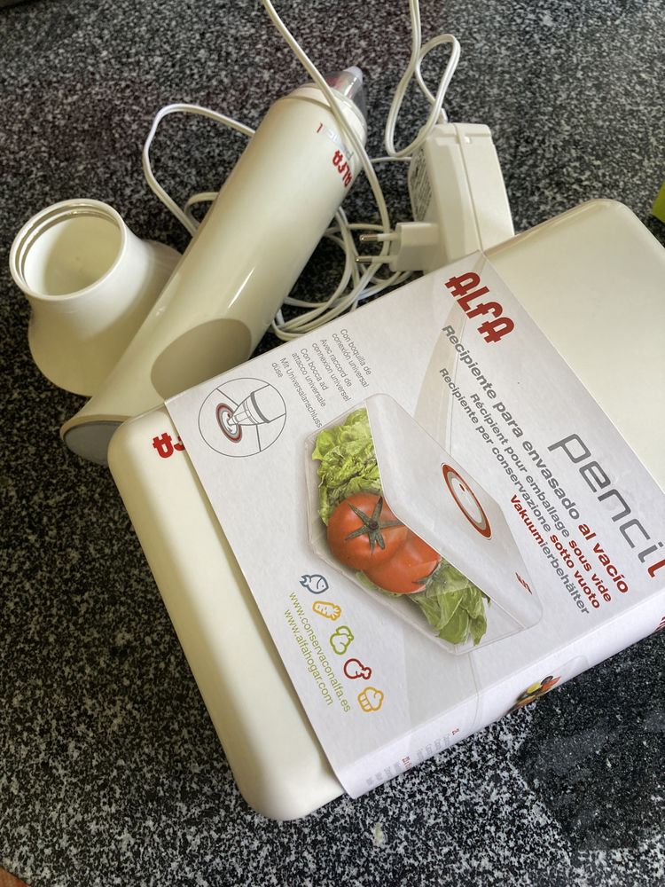 Set de conservação de alimentos em vácuo; sous vide