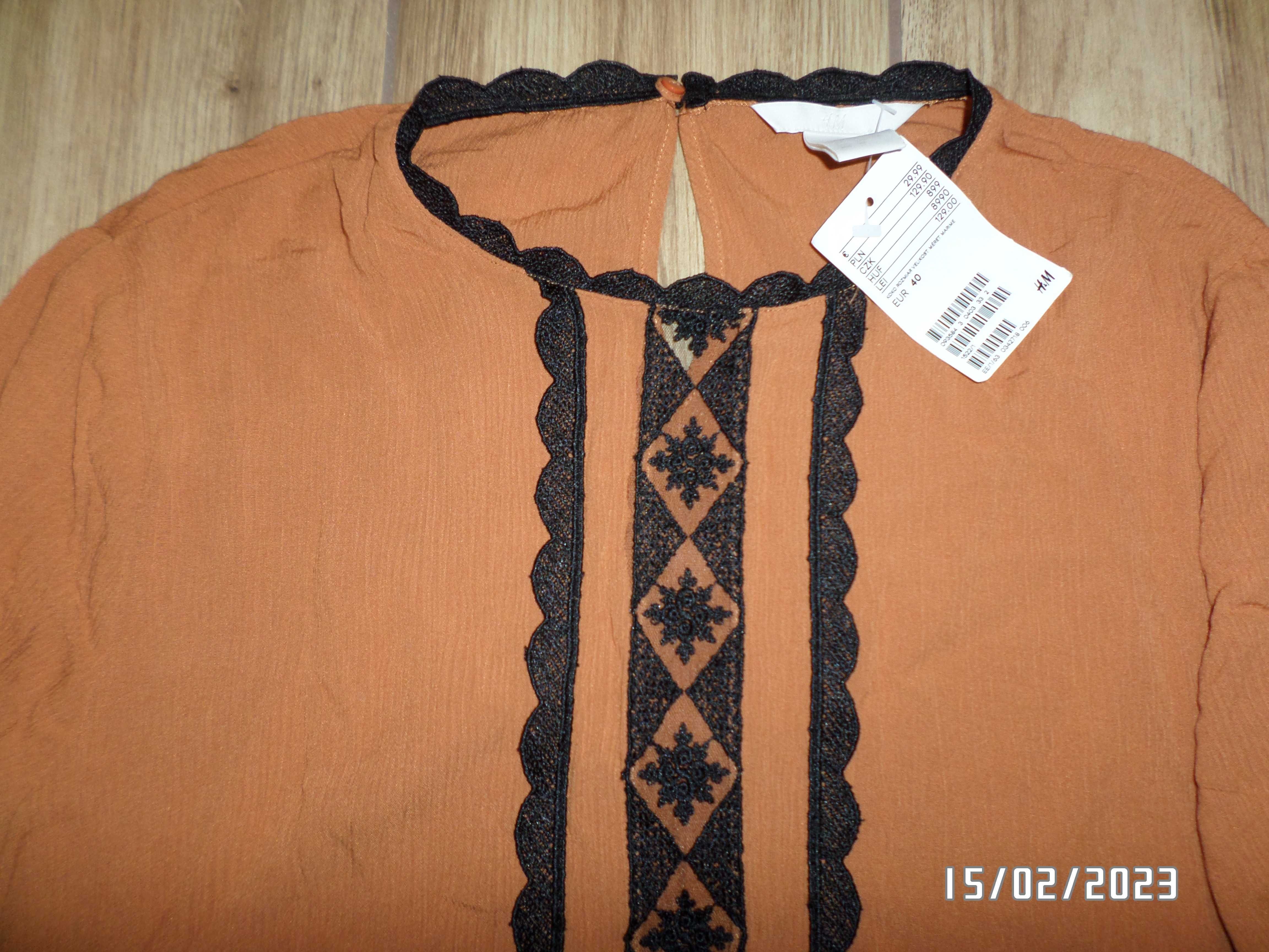 śliczna bluzeczka-H&M-rozm.-40-M