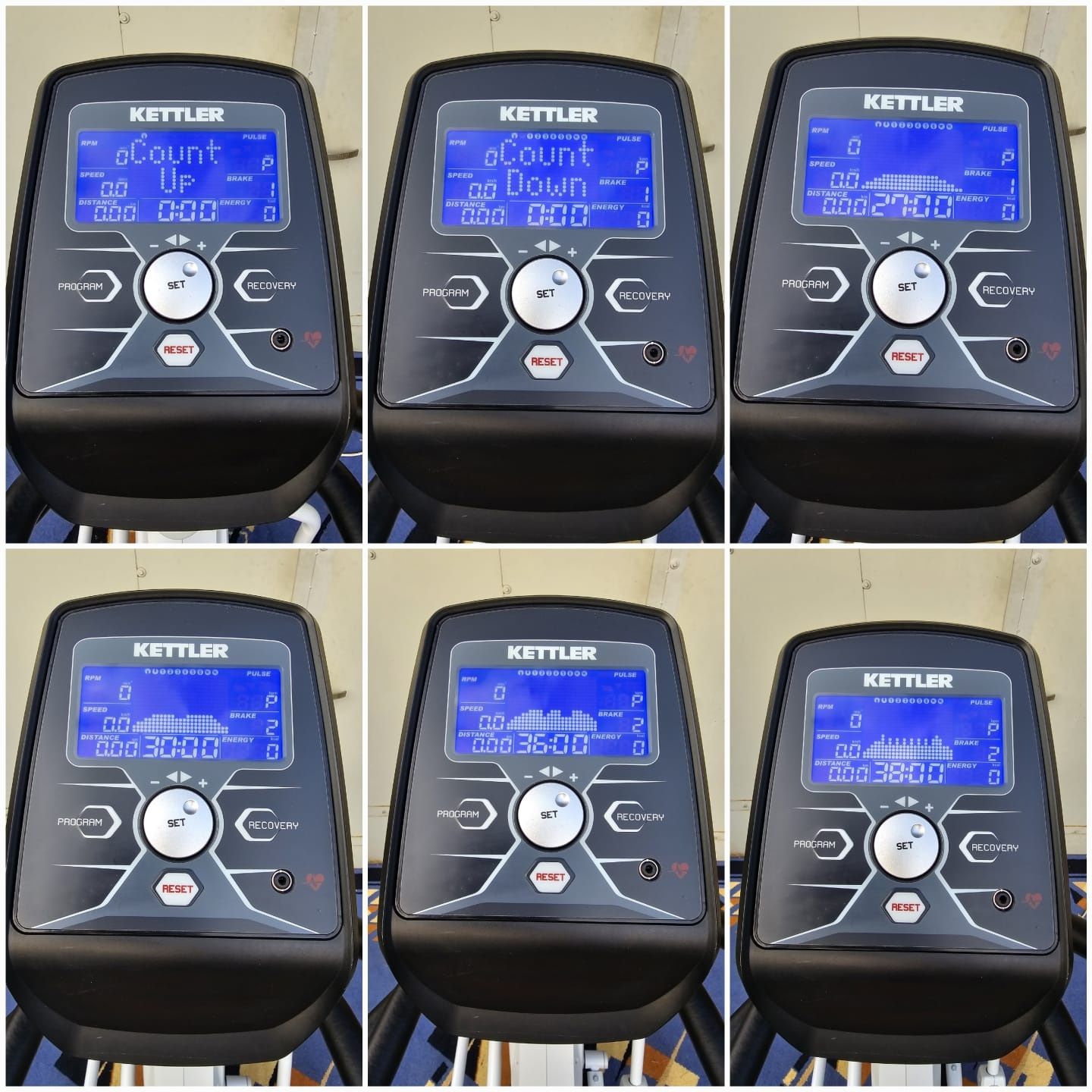 Orbitrek Kettler Elyx 1 do 150kg , koło 18 kg, przednionapędowy