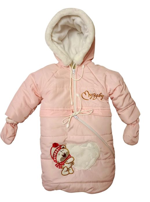 Зимовий дитячий комбінезон-трансформер 3в1.