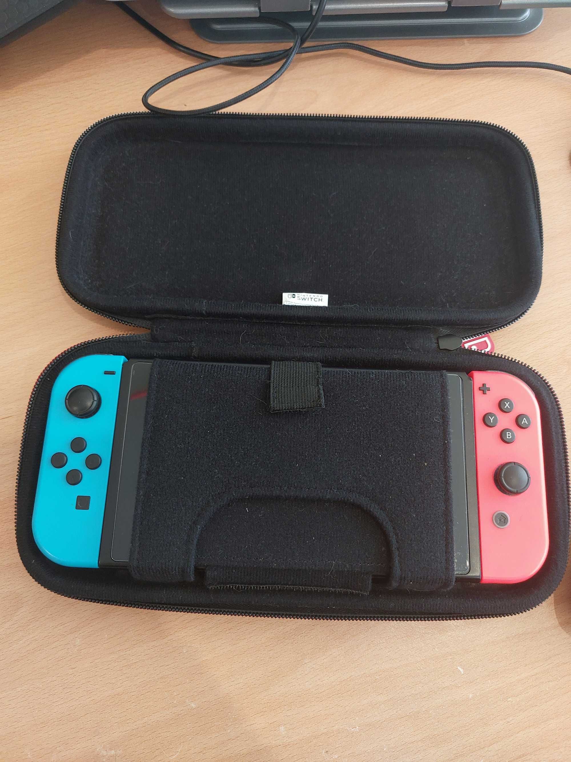 Nintendo Switch V1 + Película + Bolsa de Transporte