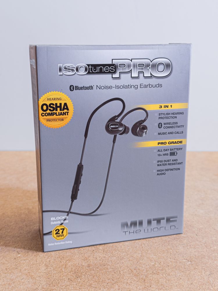 IsoTunes Pro auriculares de protecção ruído oficina