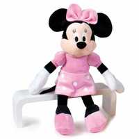 Novidade:Peluche Minnie Mouse Rosa 40cm(30cm/sentado)