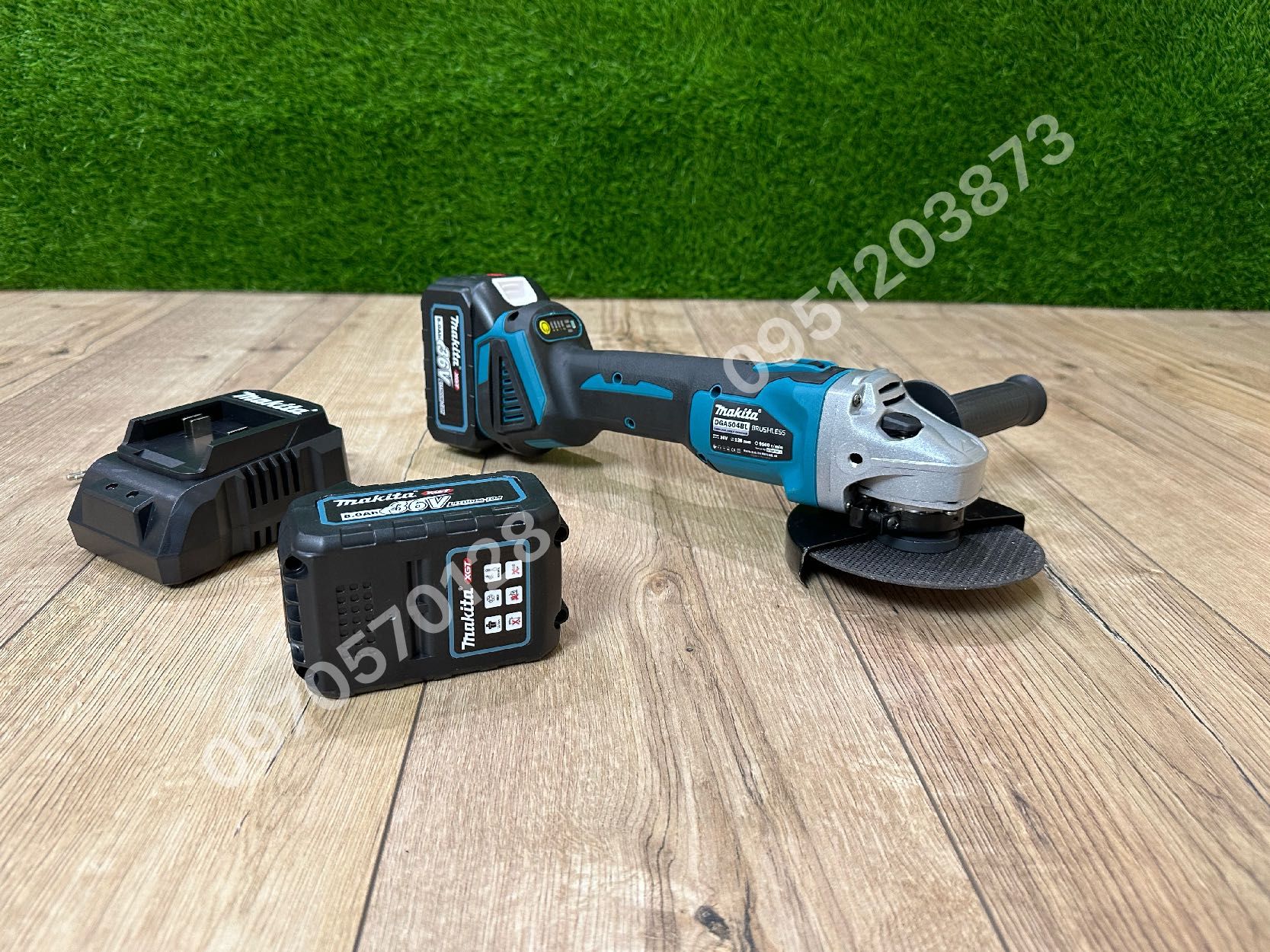 Аккумуляторная угловая шлифмашина Makita DGA 504 36V 8Ah болгарка ушм