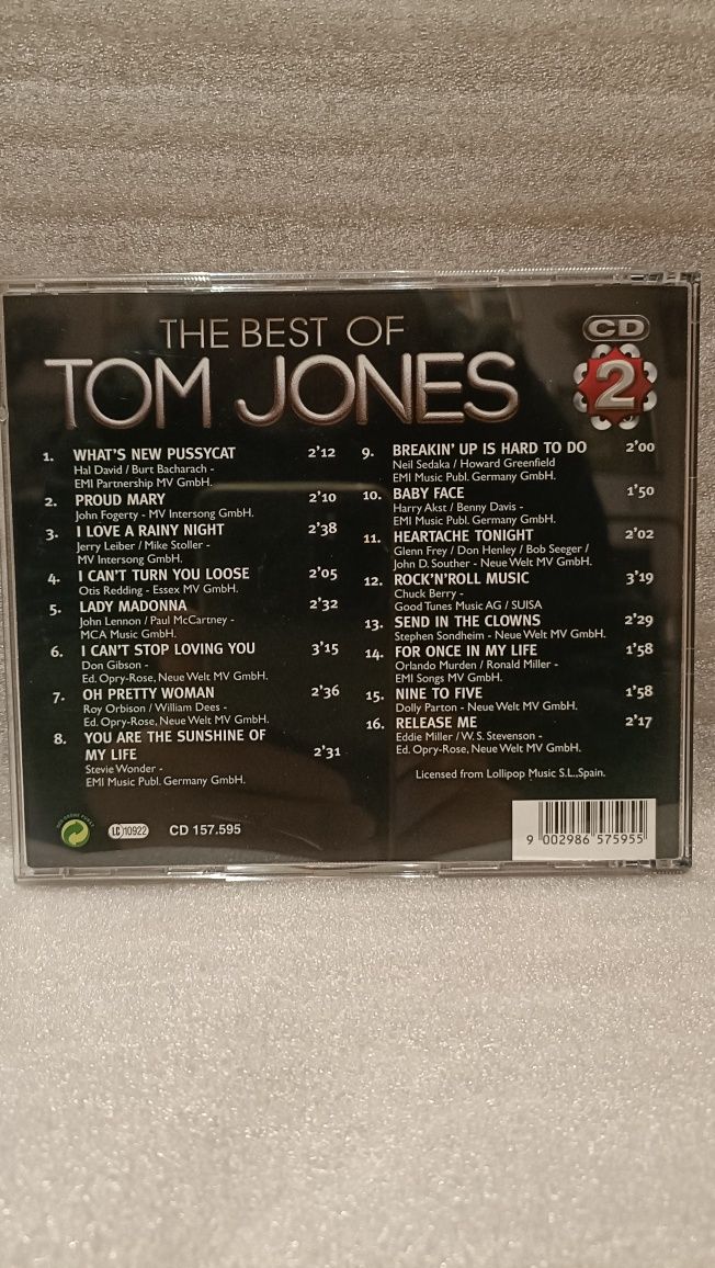 TOM JONES "the best of" 3CD BOX