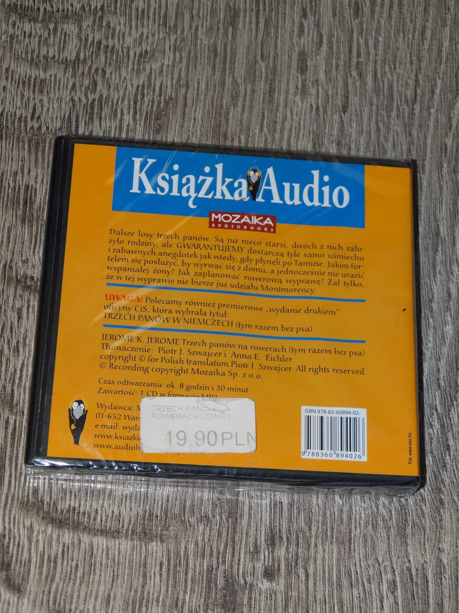 Trzech panów na rowerach  książka audio nowa folia mp3