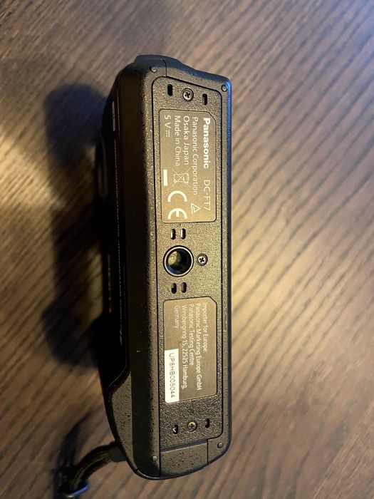 Câmera Digital Panasonic DC-FT7-K LUMIX 4K Impermeável Preta Sem Caixa