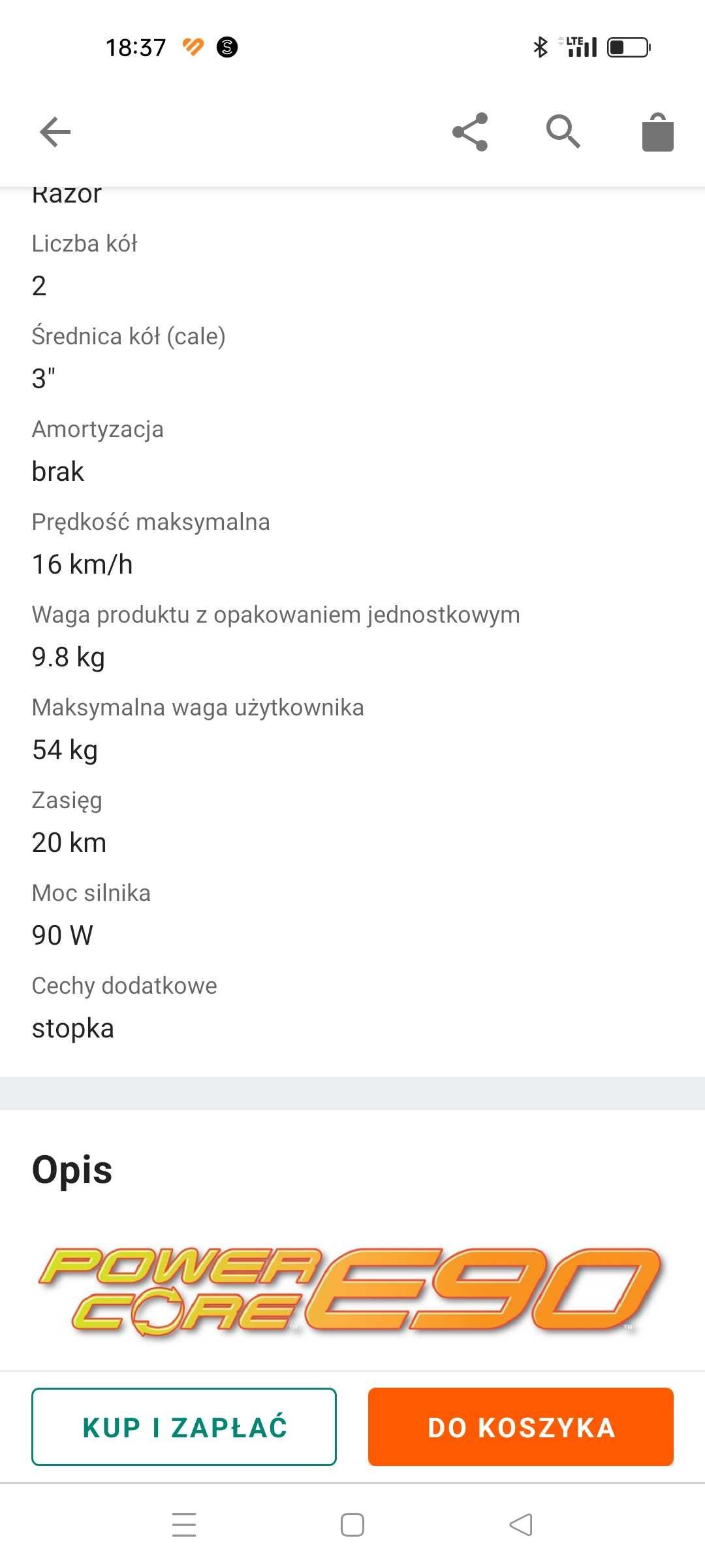 Hulajnoga elektryczna
