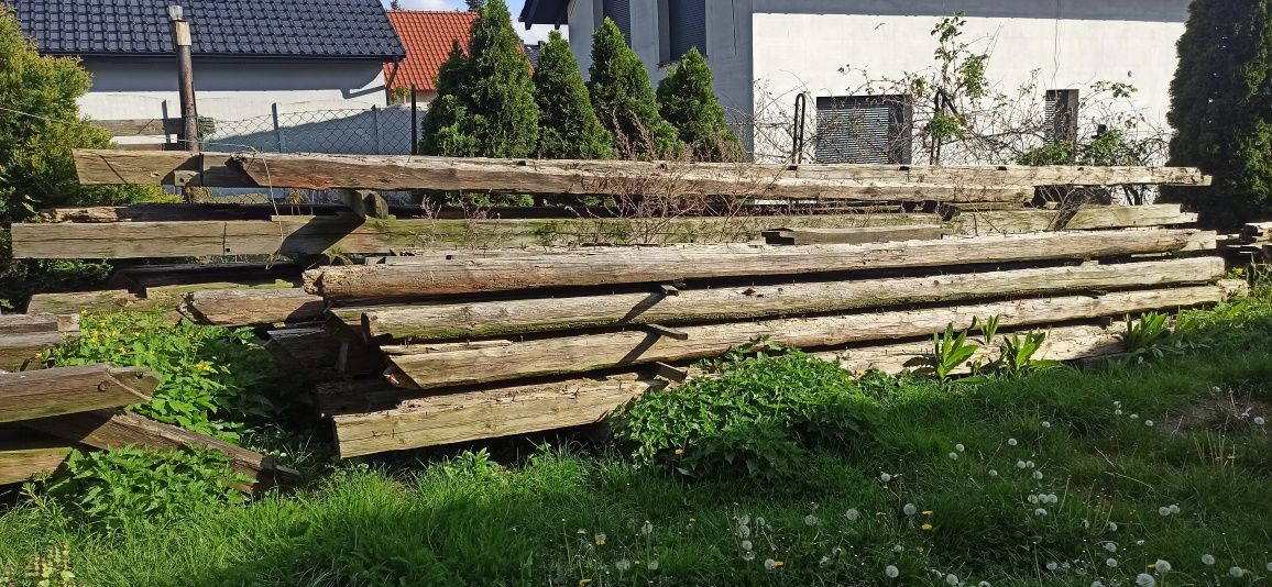 Sprzedam belki , krokwie z rozbiórki stodoły.