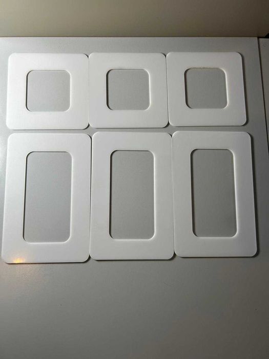 Ochrona włącznika światła beekeg 6 szt. białe ramki zabezpieczające