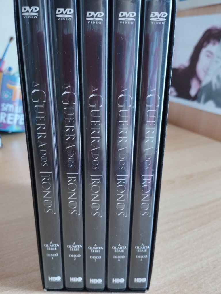 DVDs "A Guerra dos Tronos" 4° temporada