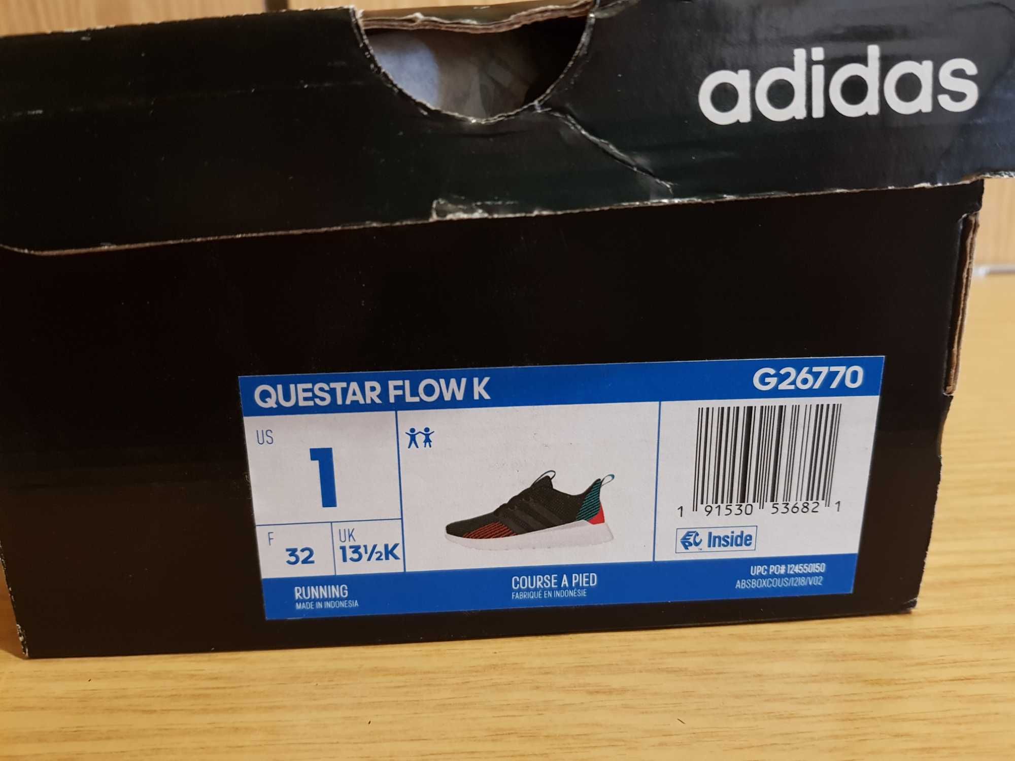 Кроссовки adidas 32 р (questar flow k) оригинал