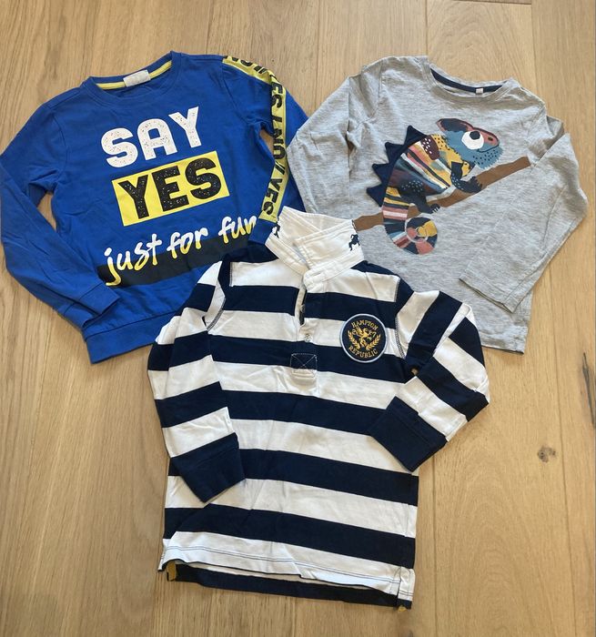 110 - 116 duza paczka ubran dla chlopca