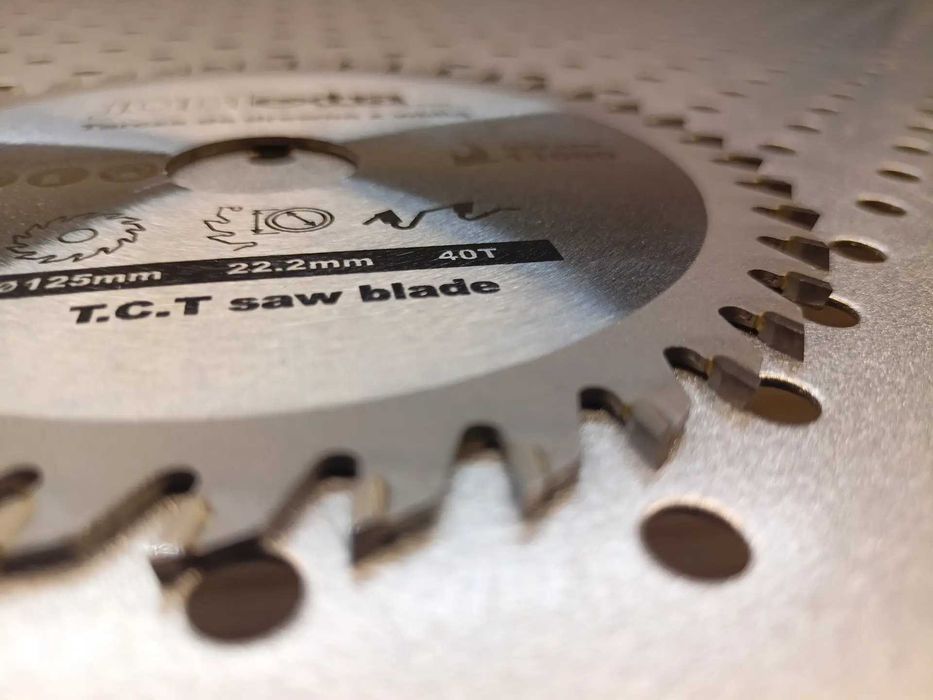 Tarcza do drewna z Widią TCT 125mm 40T tarcza do drewna 125mm widia