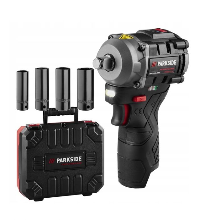 Chave impacto 350Nm 12v Parkside Performance