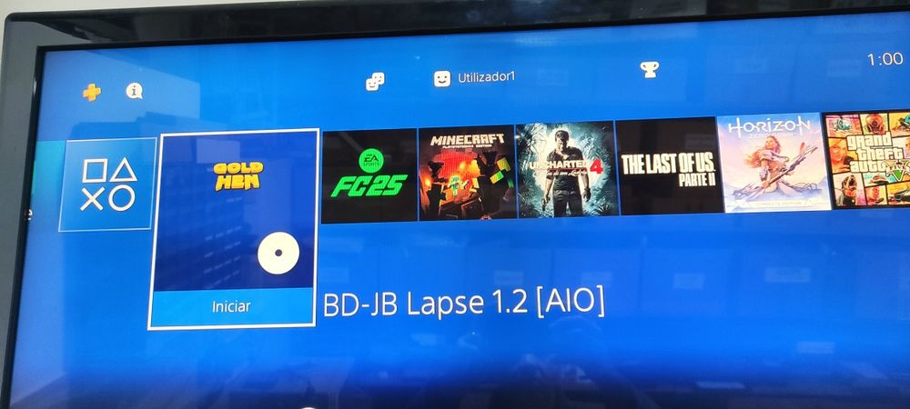 PlayStation 4 Slim CUH-2116B FW 11.0 com 1TB