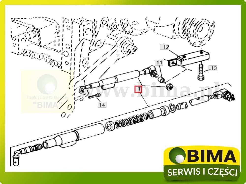 Stabilizator John Deere 6800  6900  6920  6930  7330  7430  7530