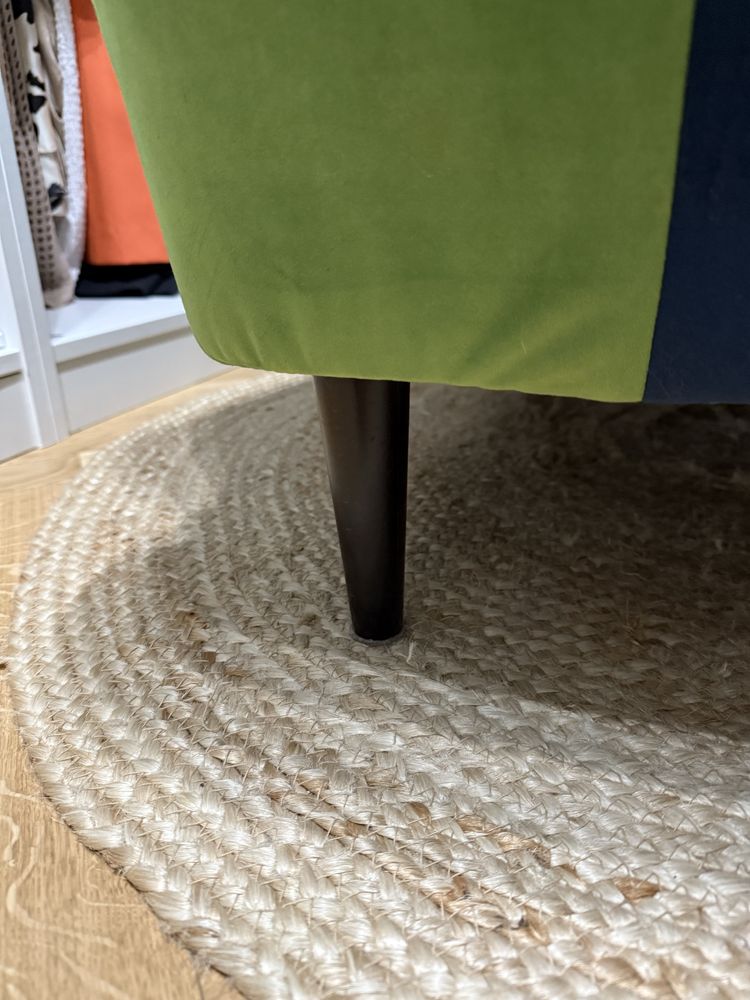 Fotel uszak patchwork