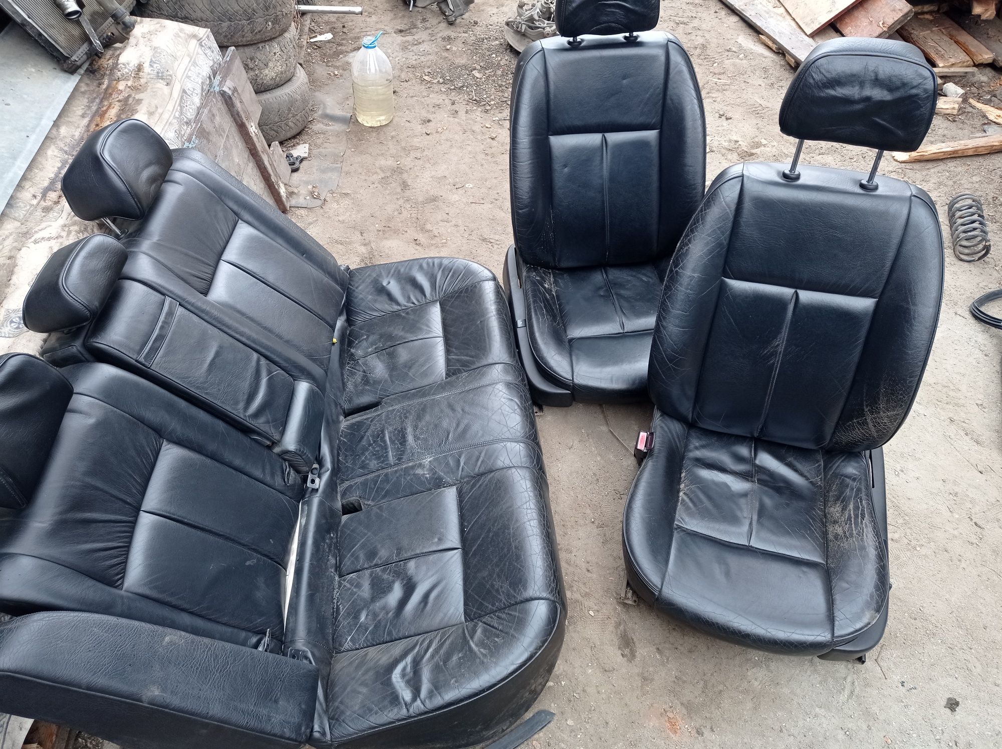 Салон сидіння шкіра Peugeot 607 комплект