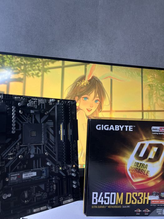 Материнська плата b450 | Оперативна память 16 gb | Ігровий корпусM2