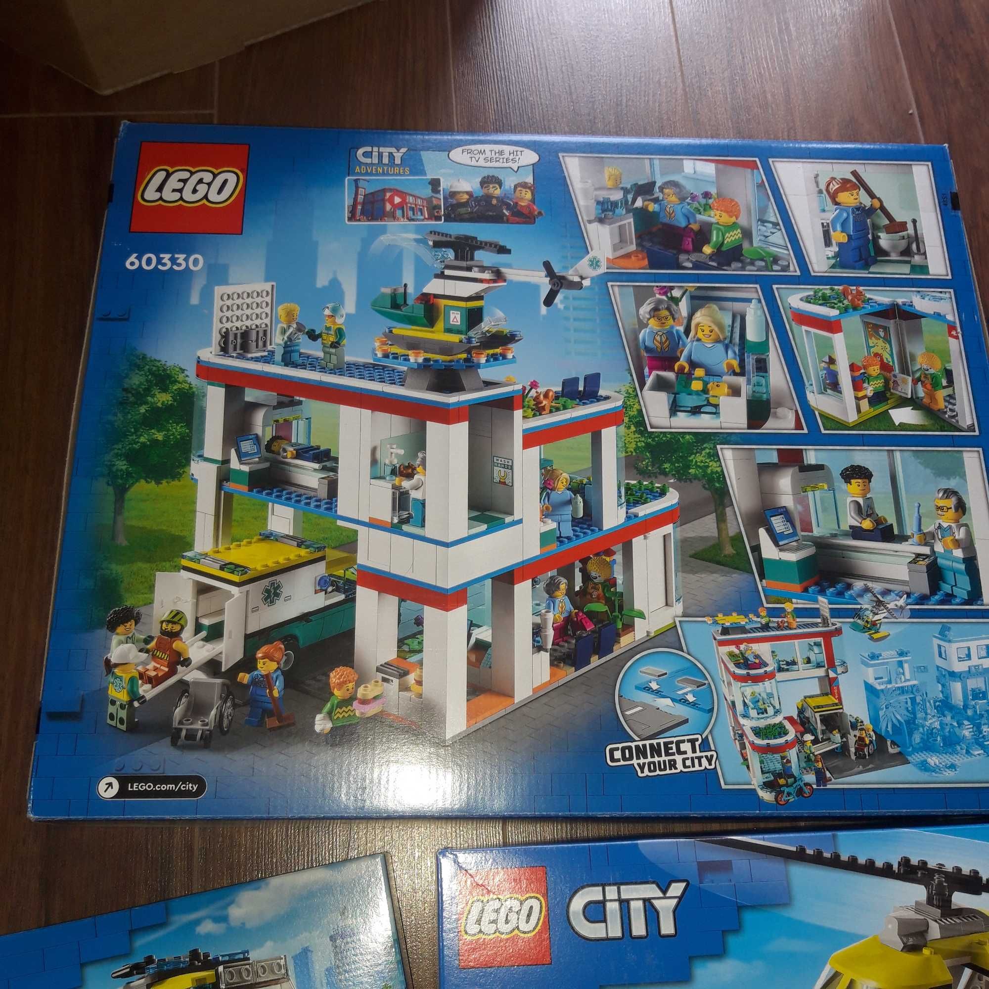 LEGO® 60330 City - Szpital + 40582 City + 60343 City