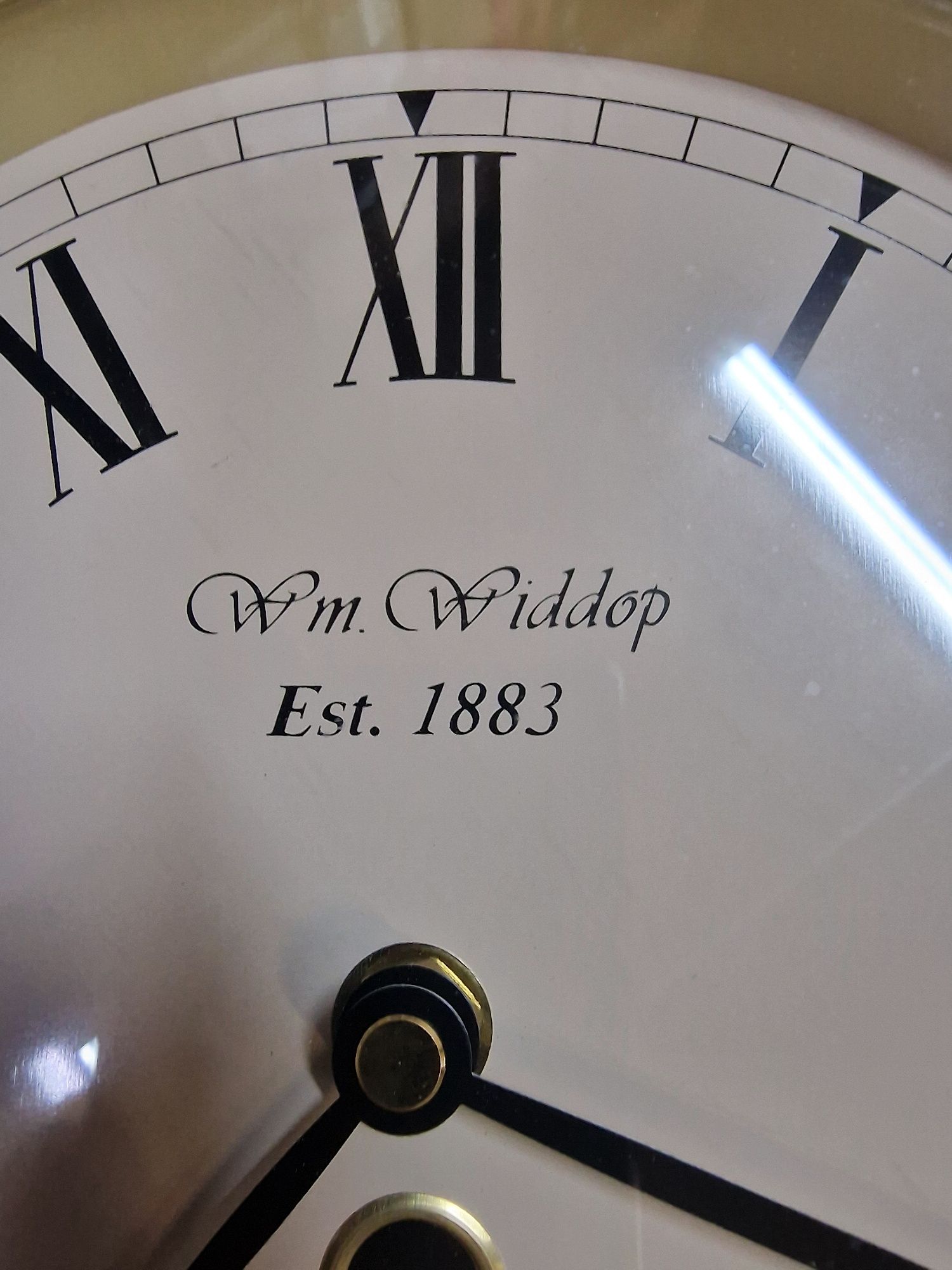 Zegar ścienny William Widdop vintage