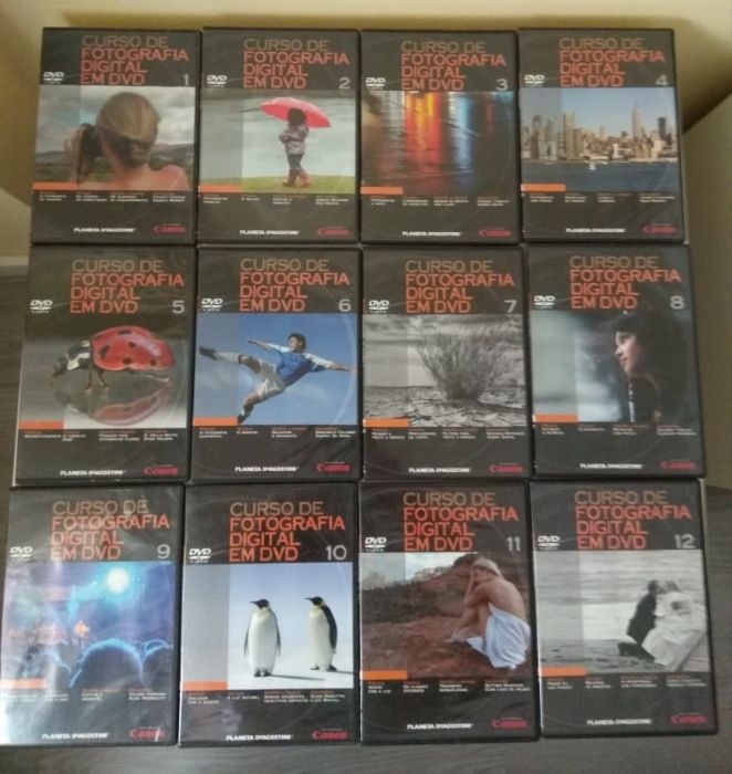 Curso de fotografia digital em DVD - Planeta Agostini
