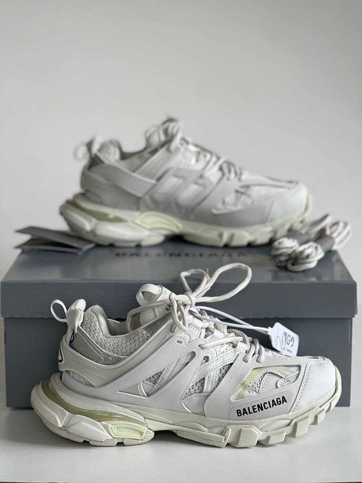 Женские кроссовки Balenciaga Track 3.0 White Premium. Размеры 36-40