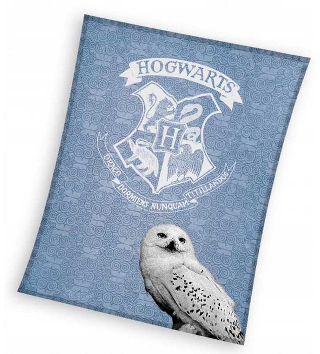 Koc dla dzieci dziecięcy Harry Potter 130x170 sowa Hedwiga