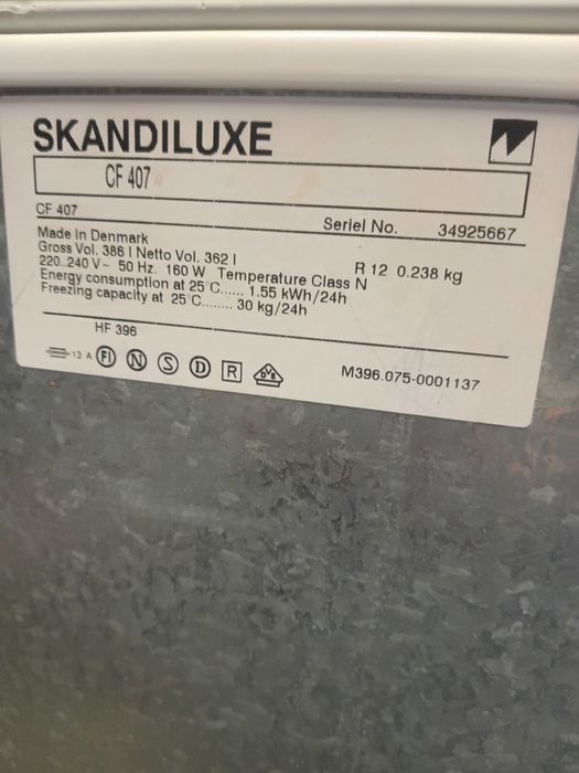 Zamrażarka Skandiluxe 360L