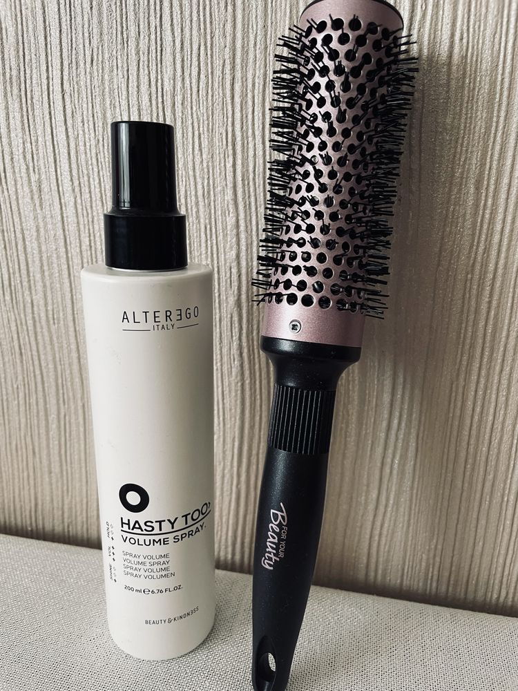 Profesjonalne fryzjerskie: Alterego Volume spray i szczotka Styling