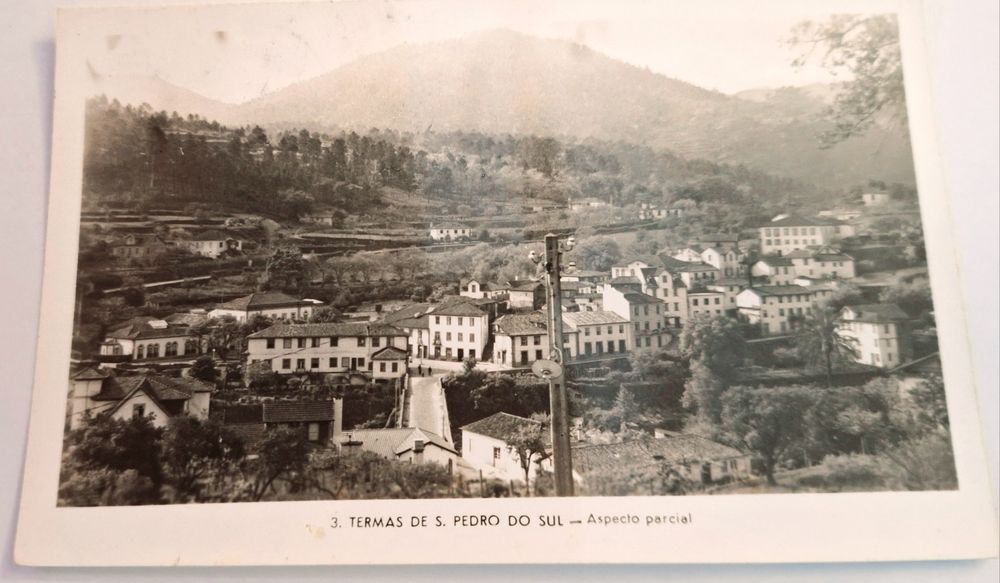 Postais ilustrados antigos Portugal Termas S. Pedro do Sul 1962
