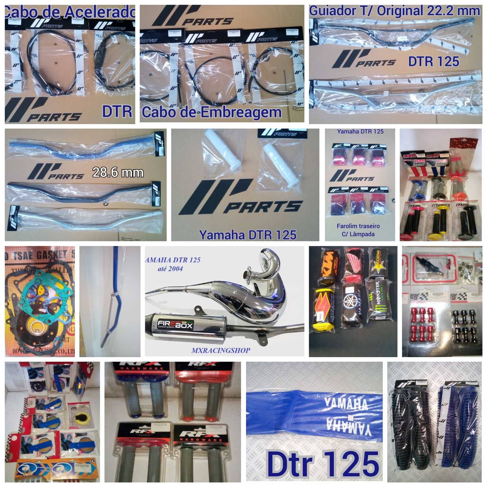 Kit plásticos + Autocolantes Yamaha Dtr 125 monster redbull original