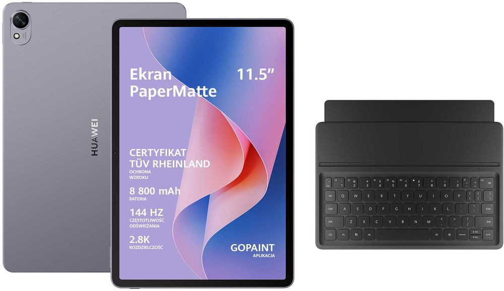 HUAWEI MatePad 11.5"S PaperMatte 8/256 gwar.prod.07/08/2027+klawiatura