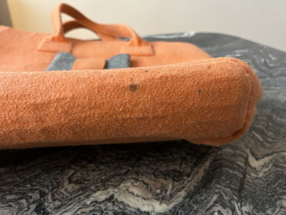 Duża Torba Pomarańczowa- w typie shopperka / tote bag Recznie Robiona
