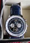 Breitling Navitimer 41mm zegarek piękny nowy pasek antyrefleks automat