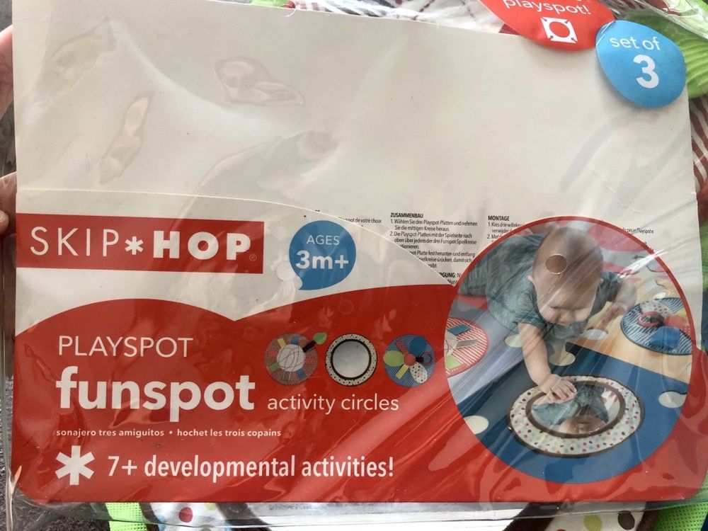 Skip Hop Funspot Krążki do maty piankowej Playspot, elem. sensoryczne