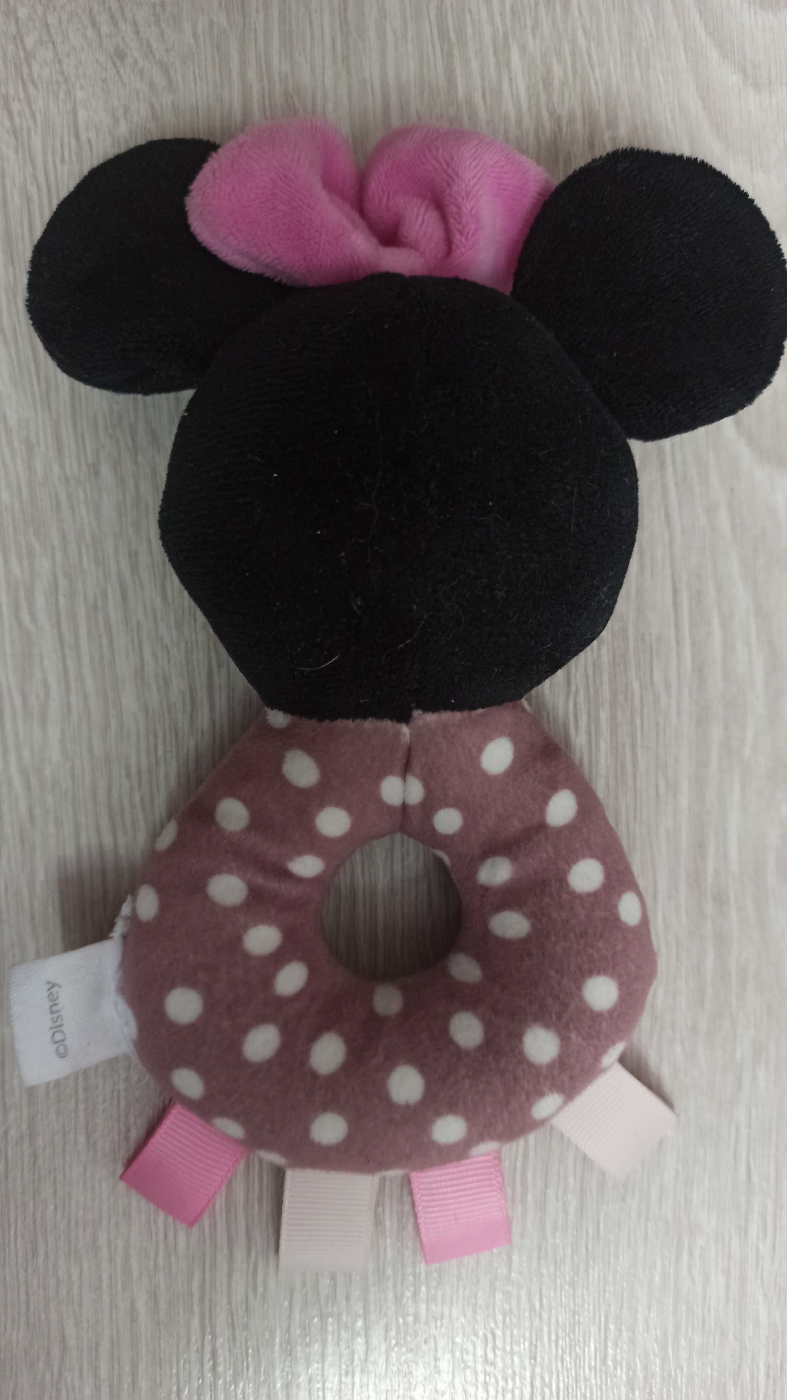 Zabawka Disney, grzechotka dla dziecka myszka mickey mini