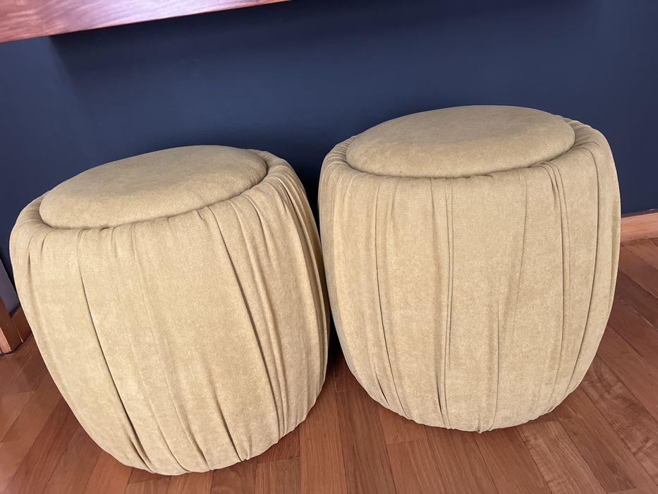 Puff amarelo torrado