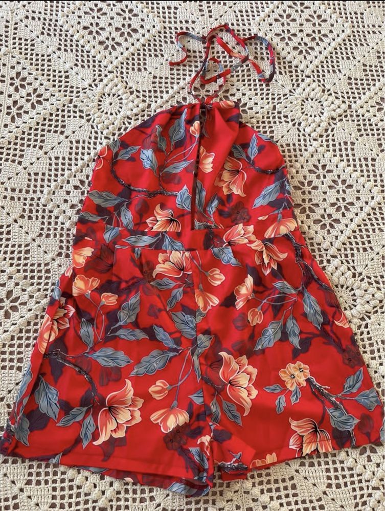 Macacao Floral Shein