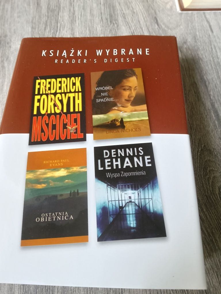 Książki wybrane Reader's Digest Forsyth Nicholas Evans Lehane