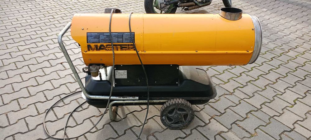 nagrzewnica z odprowadzaniem spalin i termostatem master bv170e