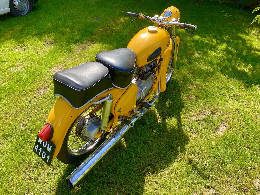 Simson Awo 425S Sport 250ccm 1958 rok, zarejestrowany.