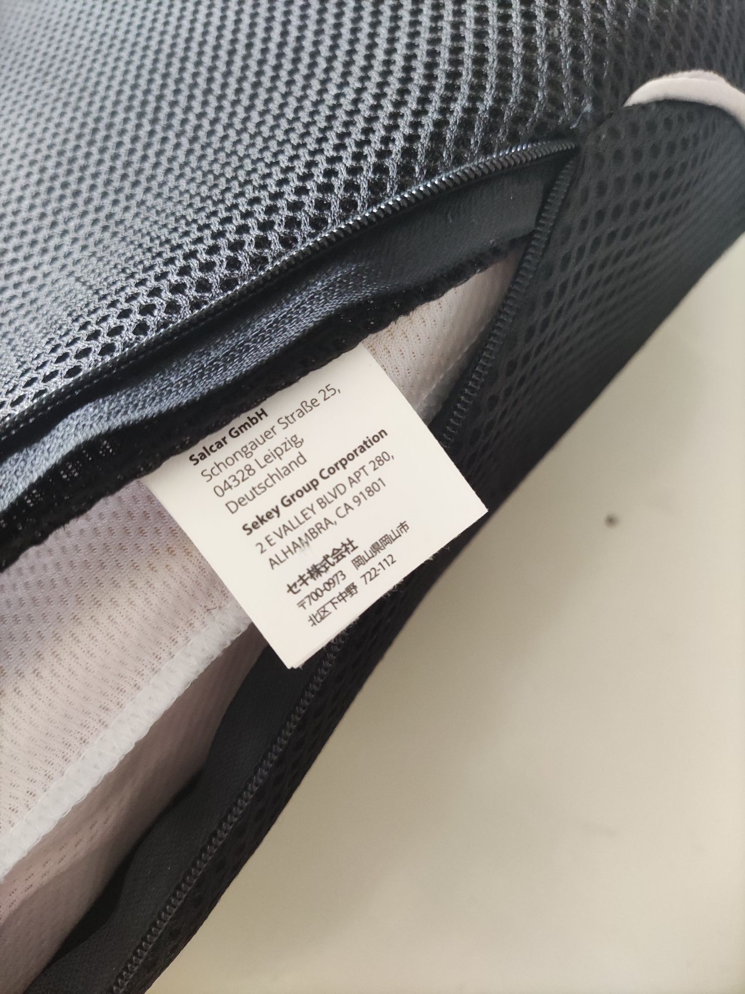 suporte de costas viscoelástico