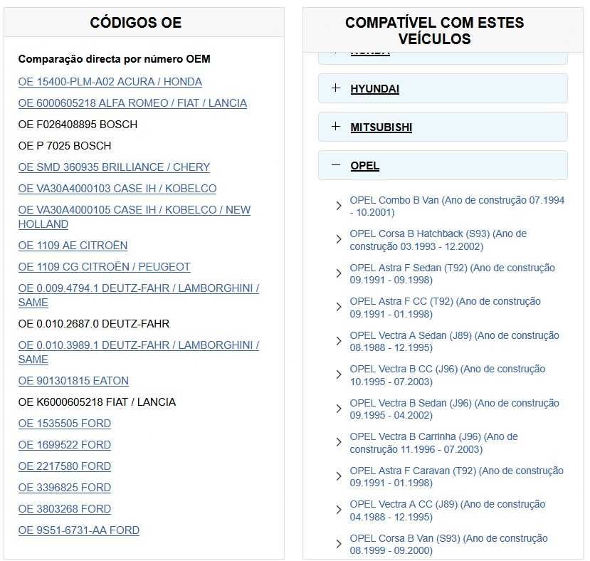 Correia XPZ 912 nova e Filtro de óleo Bosch P 7025