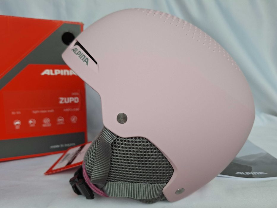 Kask narciarski dziecięcy Alpina Zupo Light Rose Matt S 51-55cm