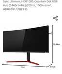 4k 35" 200Hz AOC AG353UCG