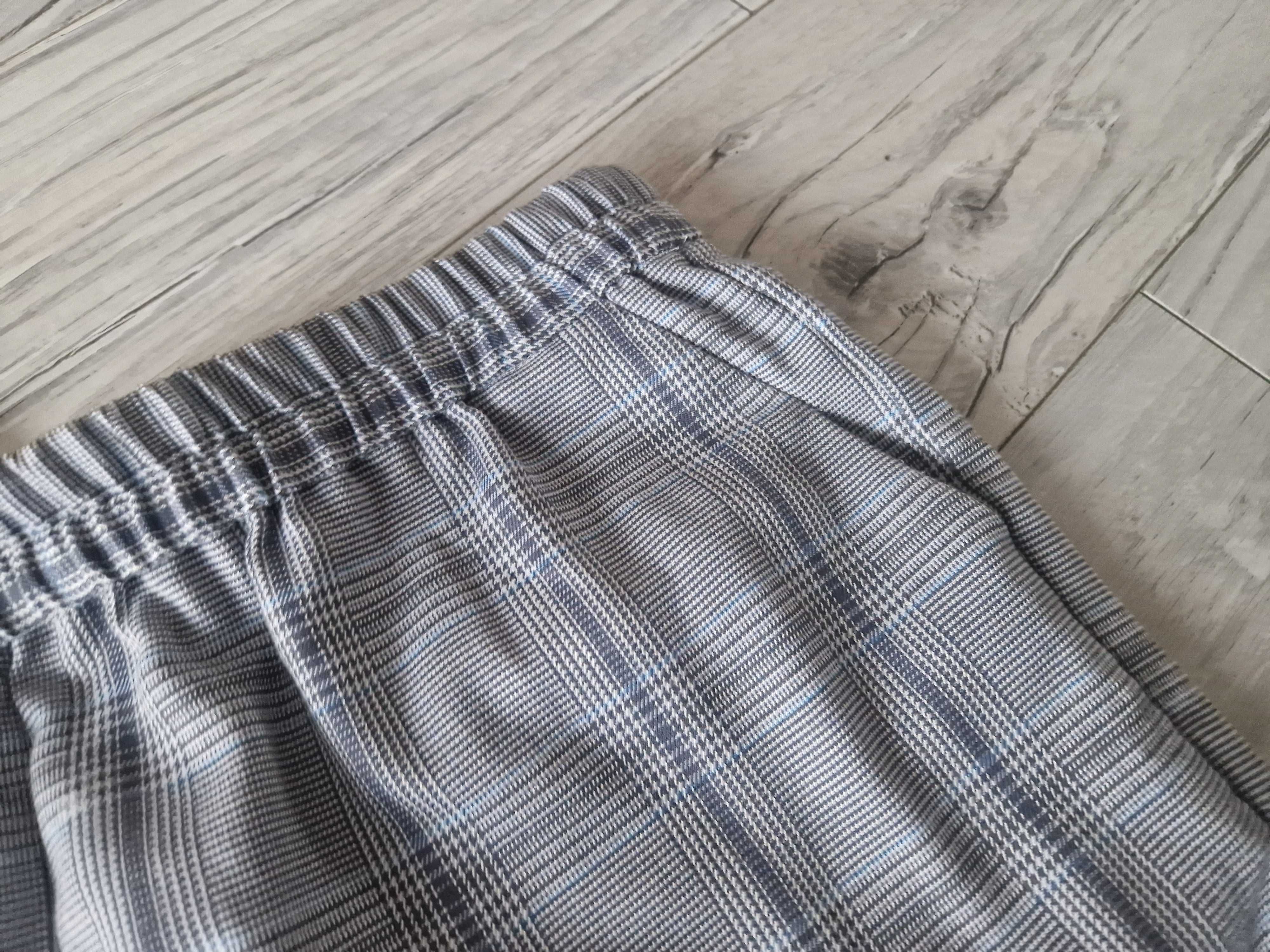 Resered damskie spodnie cygaretki w kratkę r.40 L