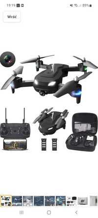 Dron Wipkviey T26 z kamerą 1080P HD FPV  z dwoma bateriami.